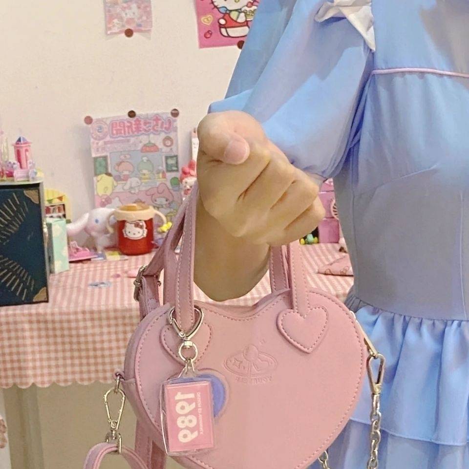 túi xách nữ đẹp NANMNAkK cheese candy homemade sweet girl messenger bag play heart handbag mini mobile phone bag