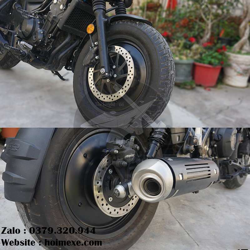Cặp Ốp Mâm Honda Rebel 300 Rebel 500 Trước + Sau