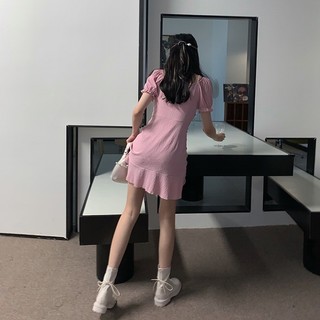 Pink pastel dress