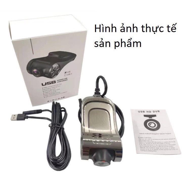 Camera Hành Trình U6 Lắp Đặt Cho Màn Hình Android - Car Spa