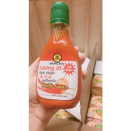 Tương ớt siêu cay chay Hồng Đức chay 250gr