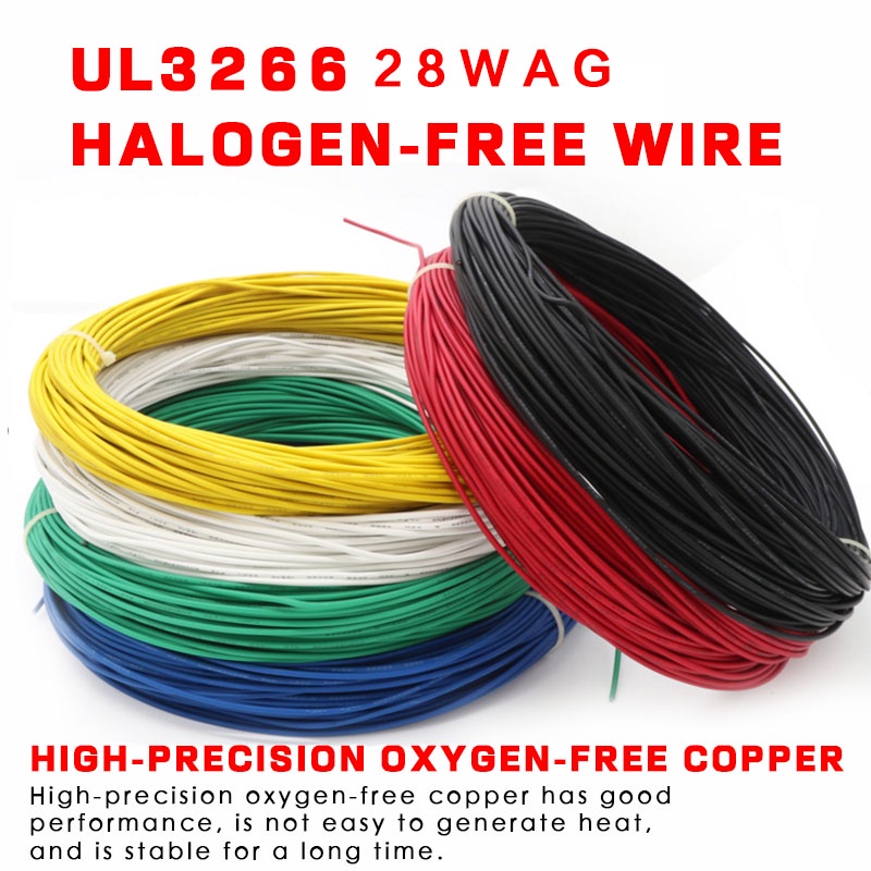 UL3266-28AWG Dây chiếu sáng không chứa Halogen khói thấp, Dây điện gia dụng, Chống cháy chịu nhiệt đ