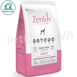 ZENITH DOG - Túi 300G Thức Ăn Hạt Mềm Cho Chó Vị Gà, Cá Hồi & Rau Củ Quả Hàng Chính Hãng