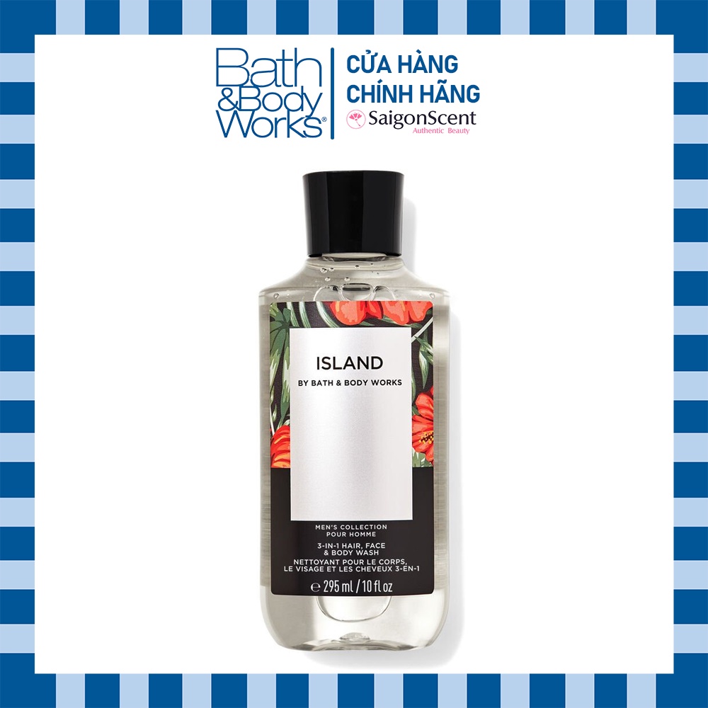 Tắm gội toàn thân nam Bath & Body Works - ISLAND (295ML)