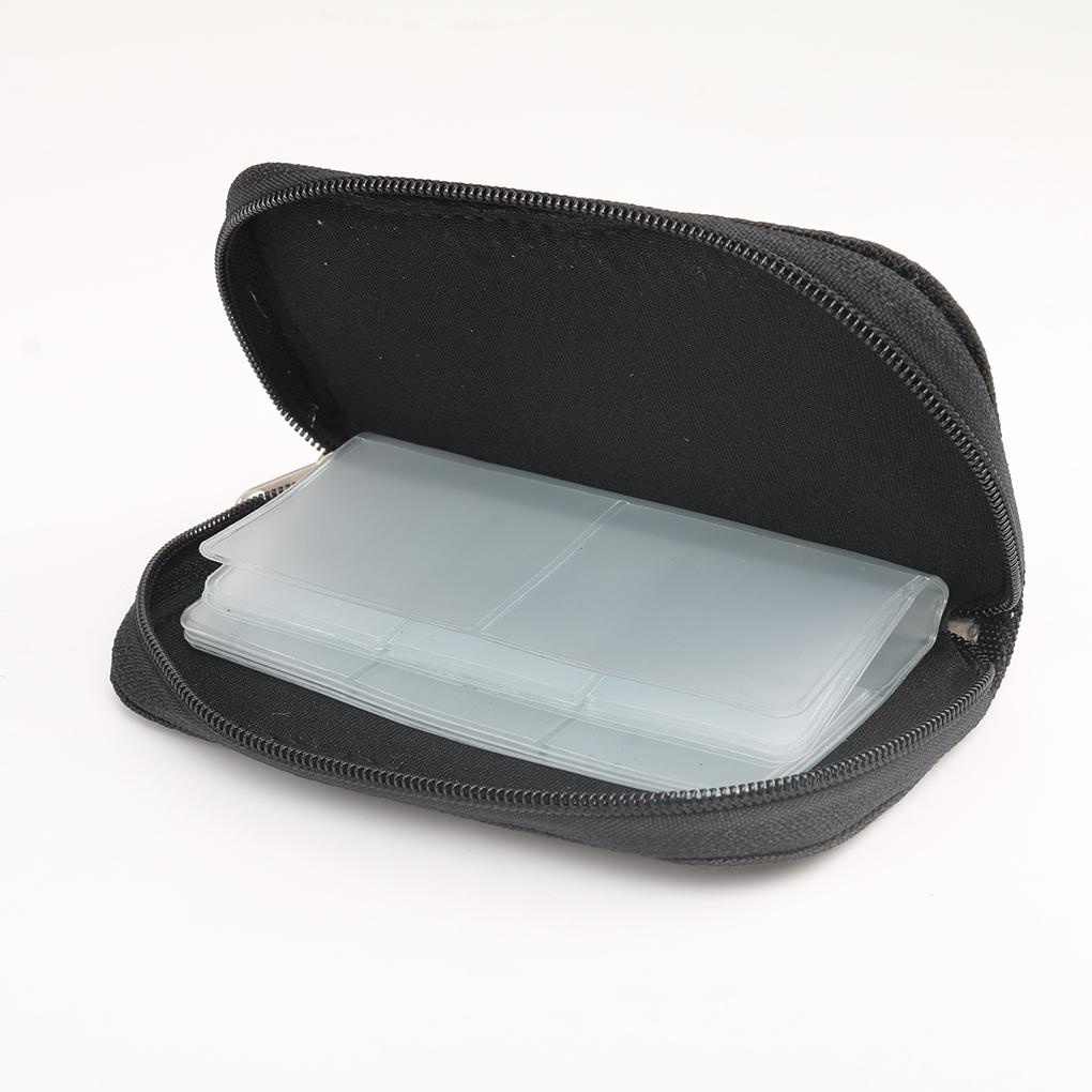 Túi Đựng Thẻ Nhớ 24 Ngăn Bằng Vải Tiện Dụng Mang Theo Du Lịch