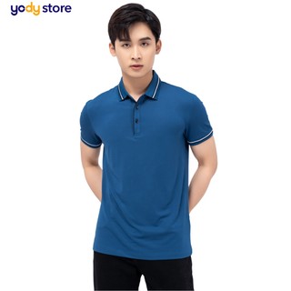 Áo polo nam YODY áo thun có cổ coolmax thoáng mát cổ bẻ thấm hút mồ hôi tốt  APM3681