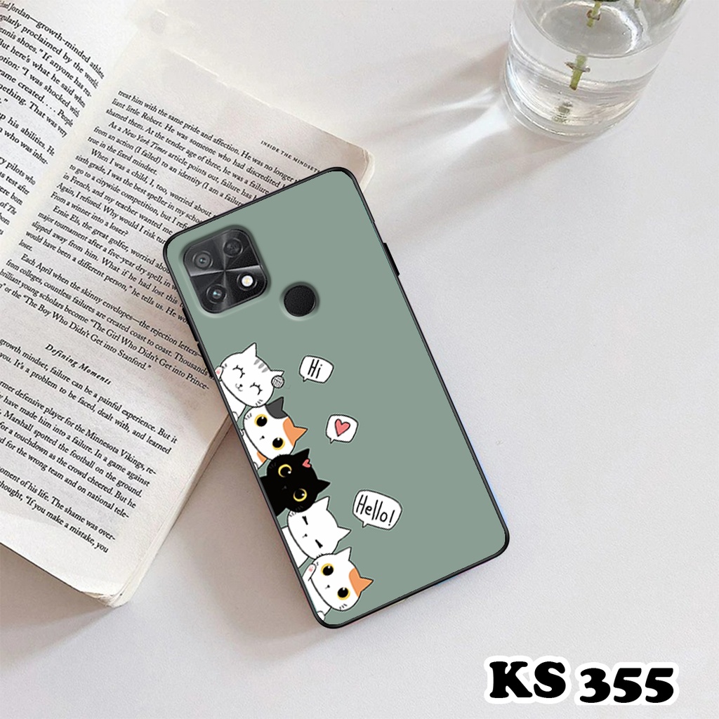Ốp lưng Poco C40 - Ốp Xiaomi in hình Cat&amp;Bear đáng yêu - Chất liệu TPU siêu bền