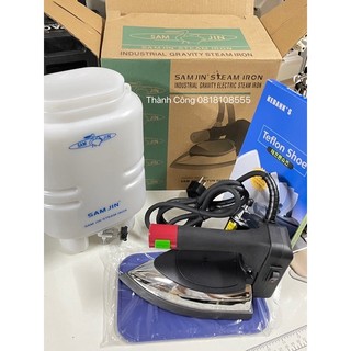 Bàn Là hơi nước công nghiệp Samjin ST-530B. Bàn Là bình treo. Hàng loại 1. Tặng kèm tất là