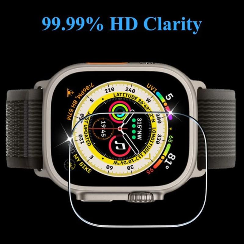 Kính Cường Lực Cong 3D Siêu Mỏng Chống Trầy 49mm Cho iWatch Ultra 49mm