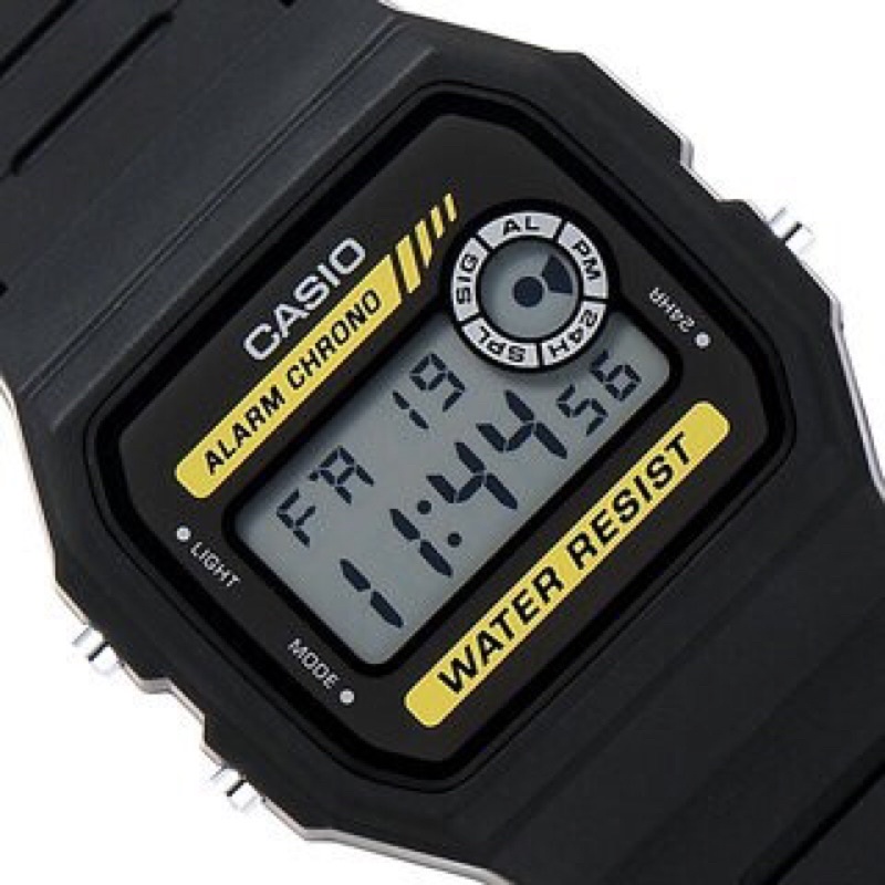 Đồng Hồ điện tử Nam casio F-94 Huyền thoại một thời, Dây nhựa chống nước 30m