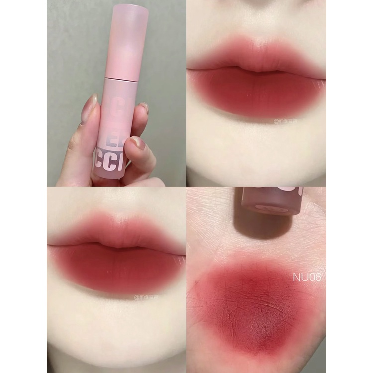 Son kem Veecci Màu Lì Lâu Trôi Không Dính Cốc Không Phai Màu Cho Nữ