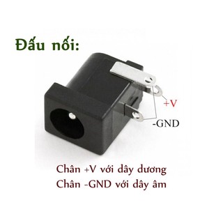 Chân jack sạc DC cái 5.5*2.1 DC005 (combo 10 cái)