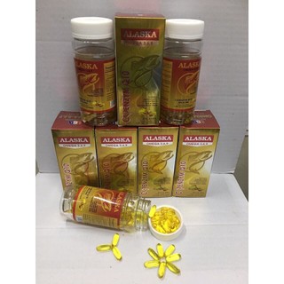 Viên dầu cá alaska omega 3 with coenzym q10, 100viên