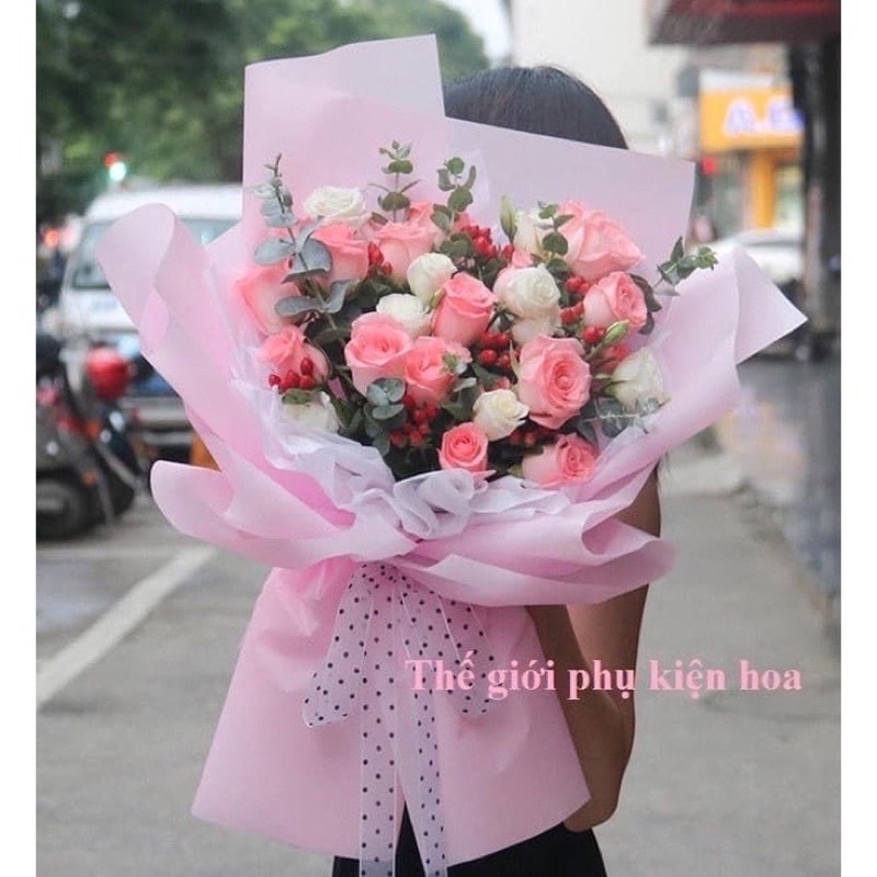 Giấy gói hoa bóng mờ 20 tờ