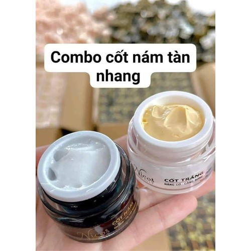 Combo kem face cốt nám Đông Y Nicos