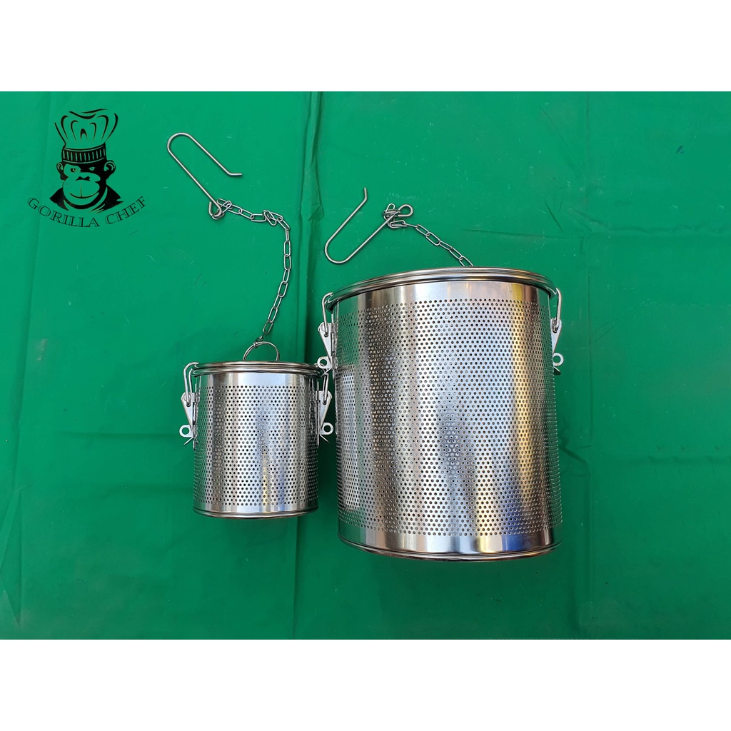 Giỏ lưới hầm xương, thuốc bắc, trà, thảo dược inox GORILLA CHEF (nhiều kích thước)
