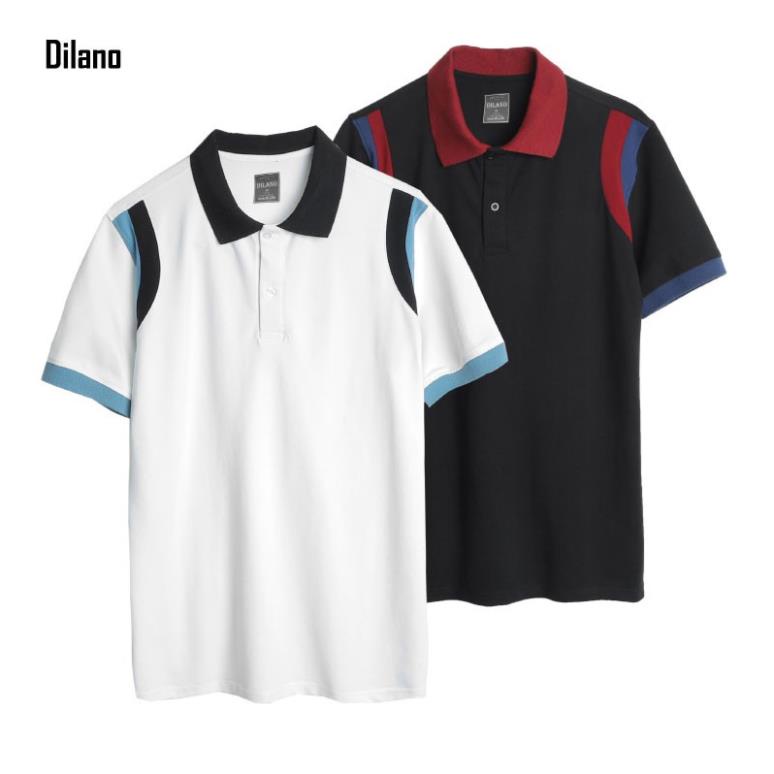 Áo Thun Polo nam bẻ cổ, size đến 85KG, bo ống tay áo, chất liệu 100% Cotton xuất khẩu, form chuẩn Dilano APD06 ©️