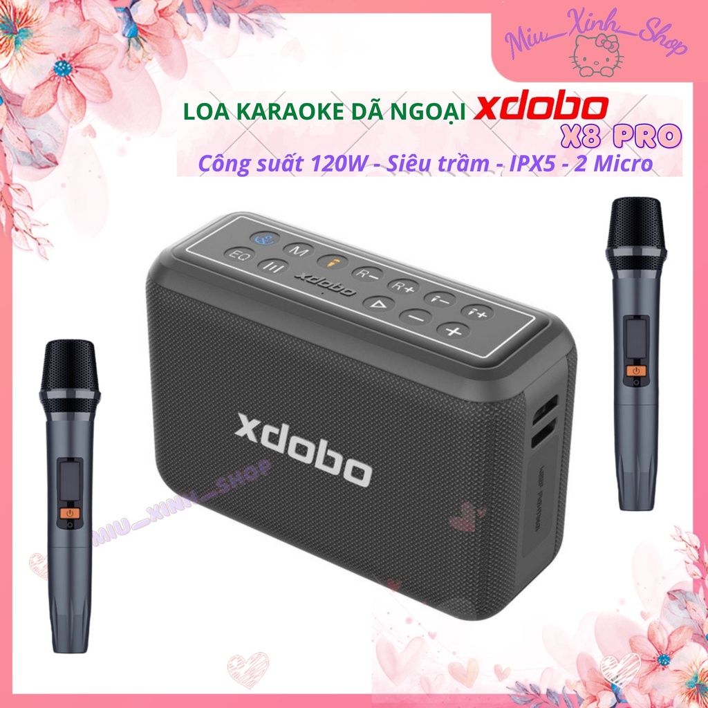 ★Chính hãng★ Loa Bluetooth karaoke, trợ giàng Xdobo X8 Pro 120W Siêu Trầm Hay hơn SOUNARC M1 - DSP - TWS - IPX5