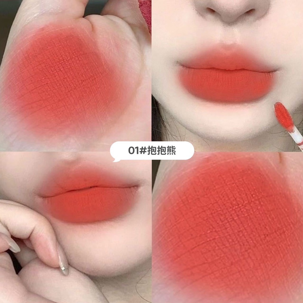 Set 5 Son Kem Lì Gấu Hồng MAGIC CASA