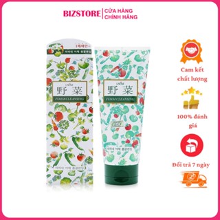 Sữa rửa mặt hoa quả dưỡng trắng Geo Vegetable Foam Cleansing nhập khẩu chính hãng Hàn Quốc 200ml