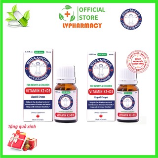 Bioamicus vitamin d3k2 mk7 bao kép 10ml