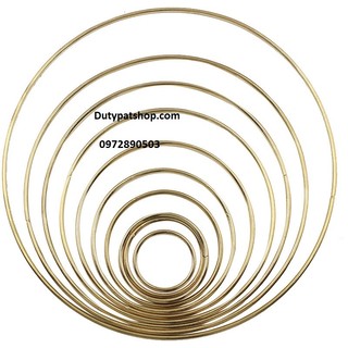 Vòng màu vàng làm dreamcatcher, dream catcher đủ size