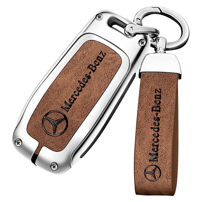 Phù Hợp Bao Da Bọc Chìa Khóa Xe Hơi Mercedes-Benz E-Class E300l C260l Gla C200l E260 GLC Ốp