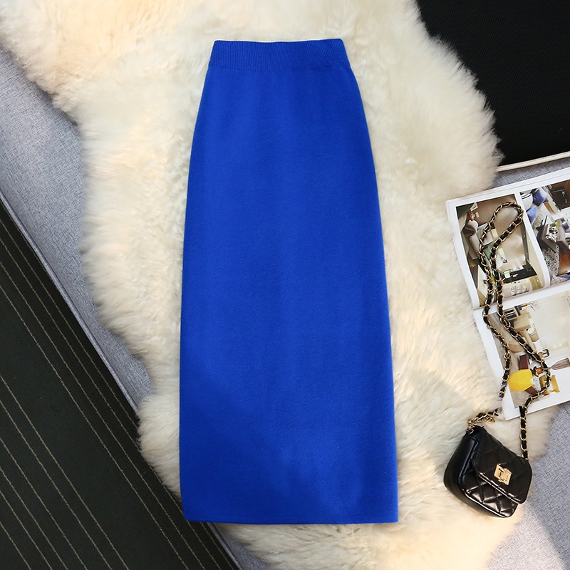 Chân Váy Len Dệt Kim Dáng Ôm Dễ Phối Đồ Thời Trang