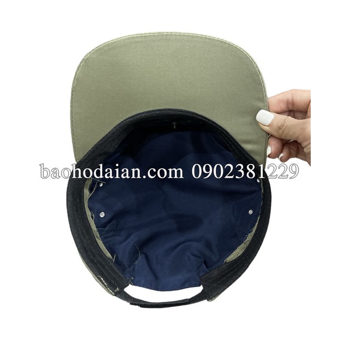 Mũ bảo vệ dân phố 3 cạnh kèm sao (màu cỏ úa)