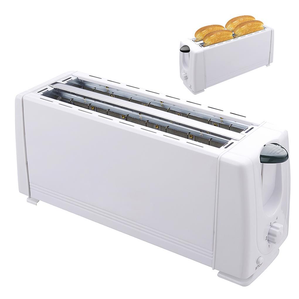 Máy Nướng Bánh Mì 4 Ngăn 1200W Tiện Lợi