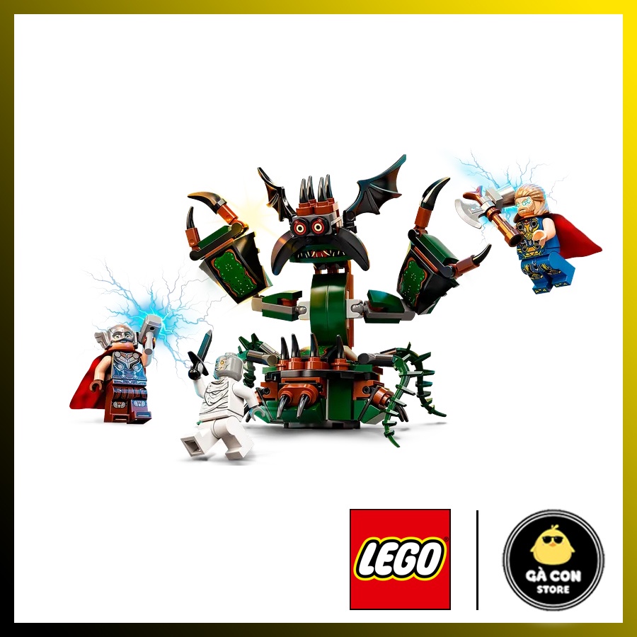 LEGO Marvel 76207 Attack on New Asgard Cuộc chiến trên Asgard.