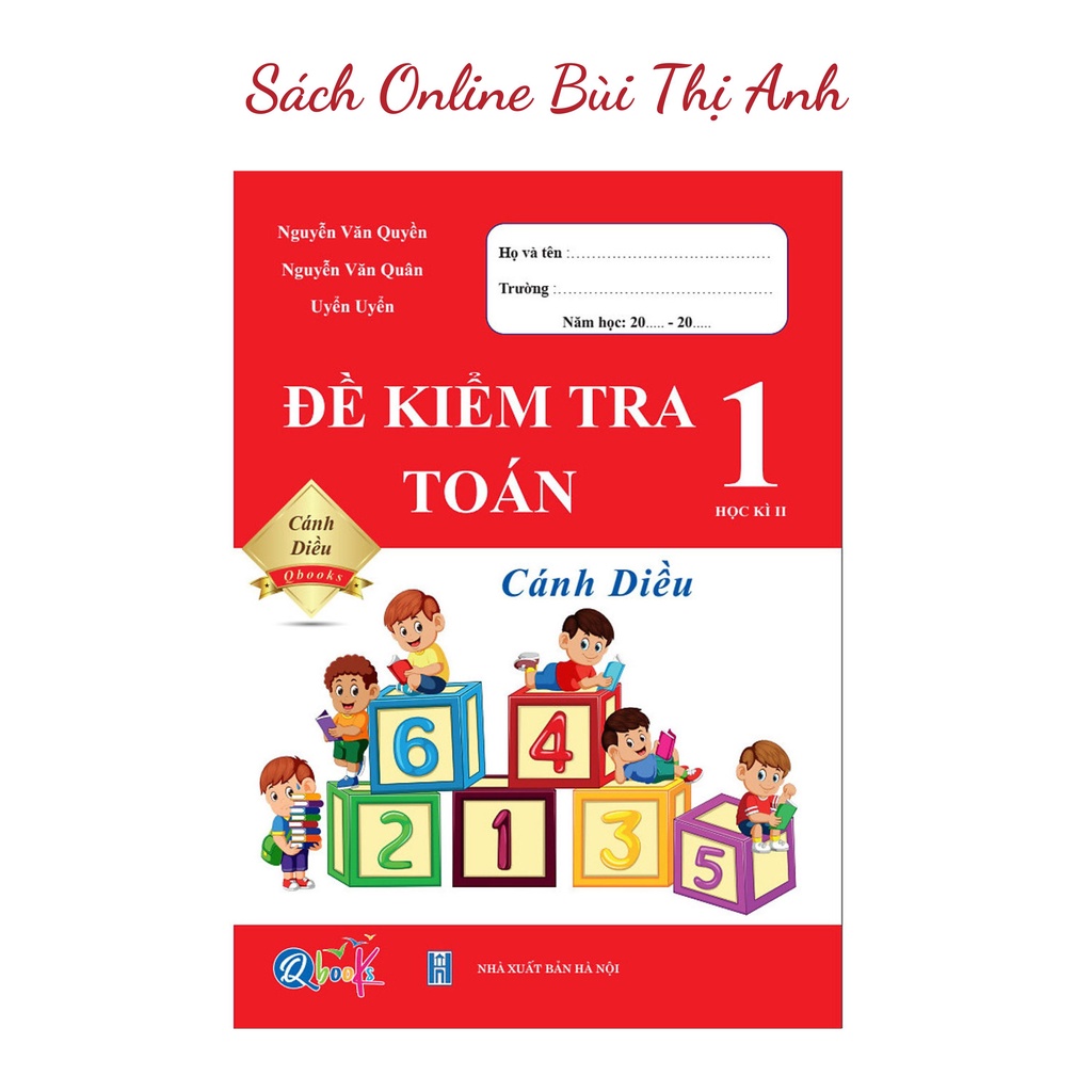 Sách - Đề Kiểm Tra Toán Lớp 1 học kì 2 - Cánh Diều