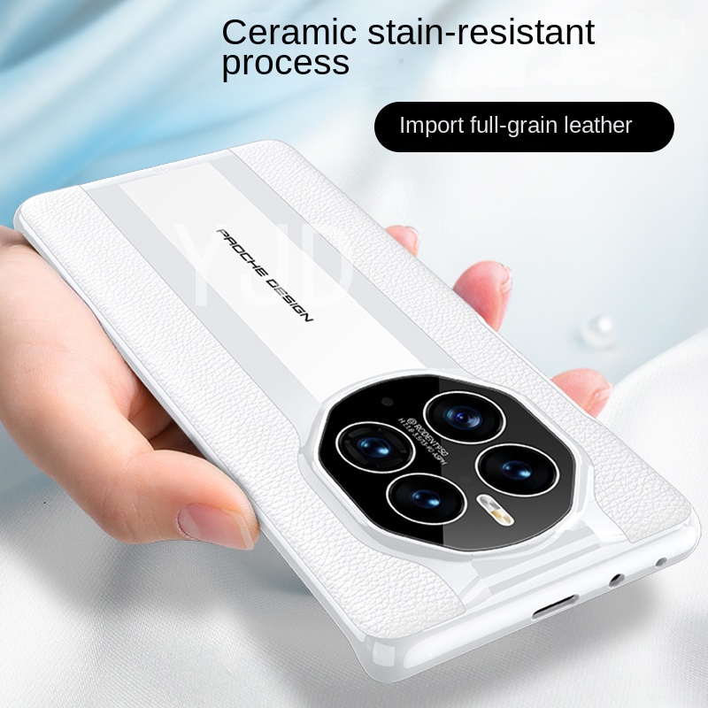 Ốp Điện Thoại Da Thật Chống Sốc / Dấu Vân Tay Cho Huawei Mate 50 Pro Mate 50 RS