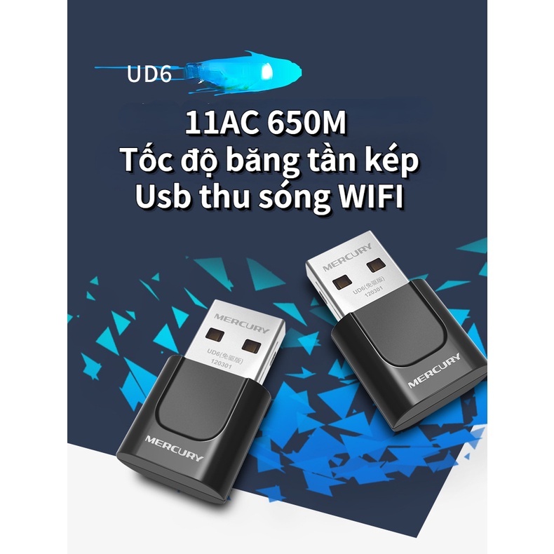 Thẻ Mạng Không Dây Mercury MW310UH Tốc Độ Cao Kết Nối Usb