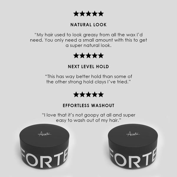 Sáp vuốt tóc Forte Series Texture Clay l 75g l made in usa