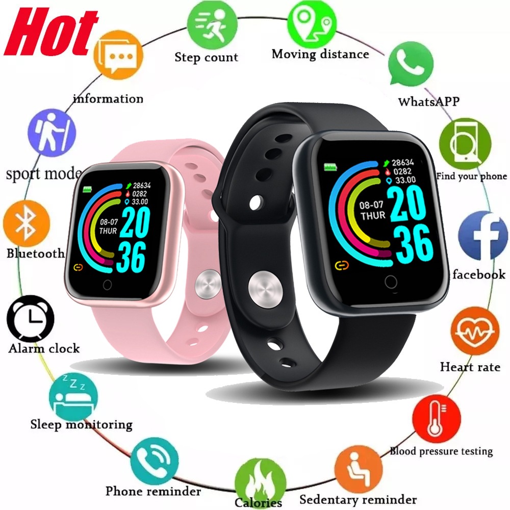 Mới Đồng Hồ Thông Minh Y68 Kết Nối Bluetooth Có Chống Nước