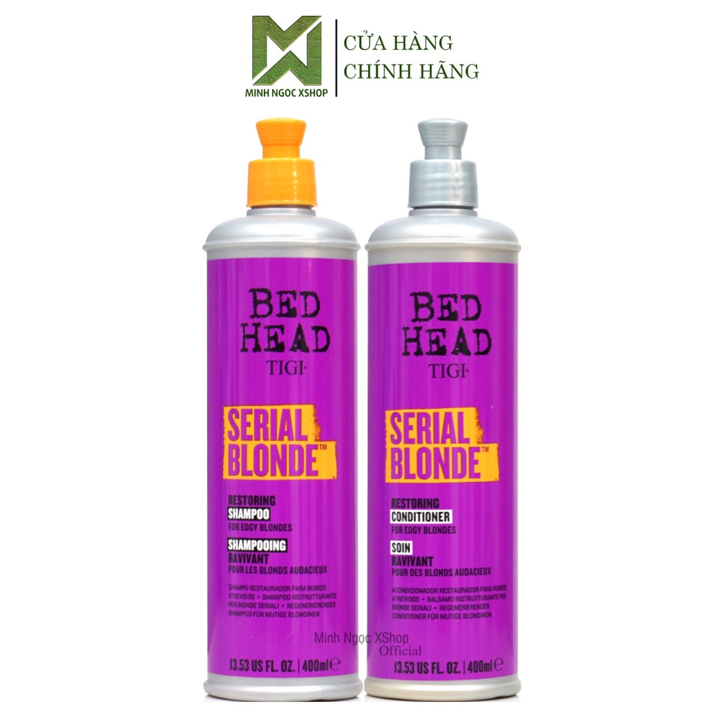 Dầu gội xả cho tóc tẩy Tigi Bed Head Serial Blonde 400ML