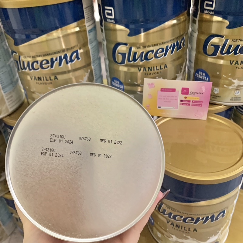 Sữa Glucerna dành cho người tiểu đường 850g Úc