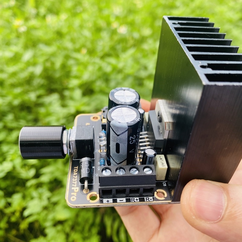 Mạch khuếch đại âm thanh LQSC class AB TDA 7377 35w*35w. DIY ampli cho loa di động DiySpeaker