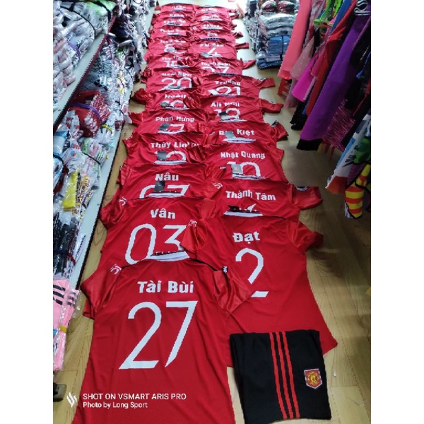 Bồ đồ CLB bao in tên số theo yêu cầu CHAT SHOP LỰA MẪU, SIZE, GỬI NỘI DUNG