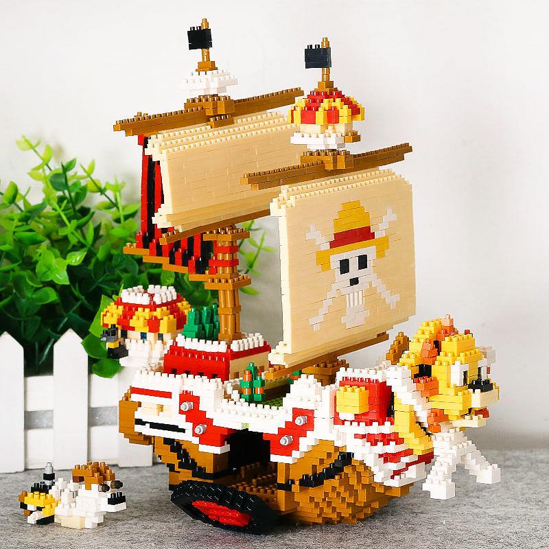 Lego One Pice đồ chơi lắp ráp mô hình tàu hải tặc Thousand Sunny cỡ lớn lego 3d ANDATOY AD1166