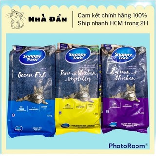 Hạt Snappy Tom cho mèo mix cá khô 1.5kg