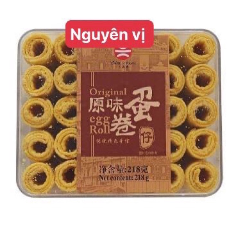 hộp bánh cuộn Đài Loan 30c, bánh ống
