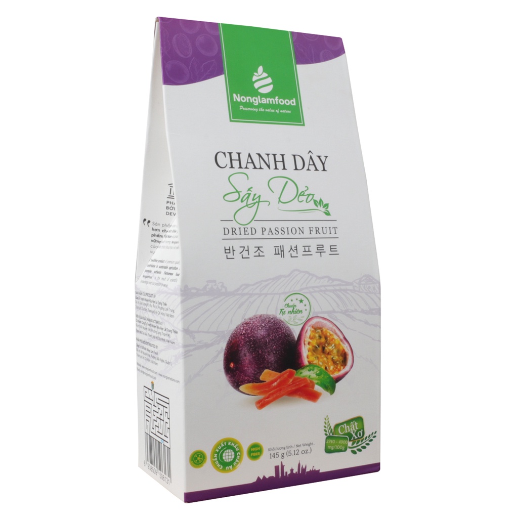 Chanh Dây Sấy Dẻo Nonglamfood 145g