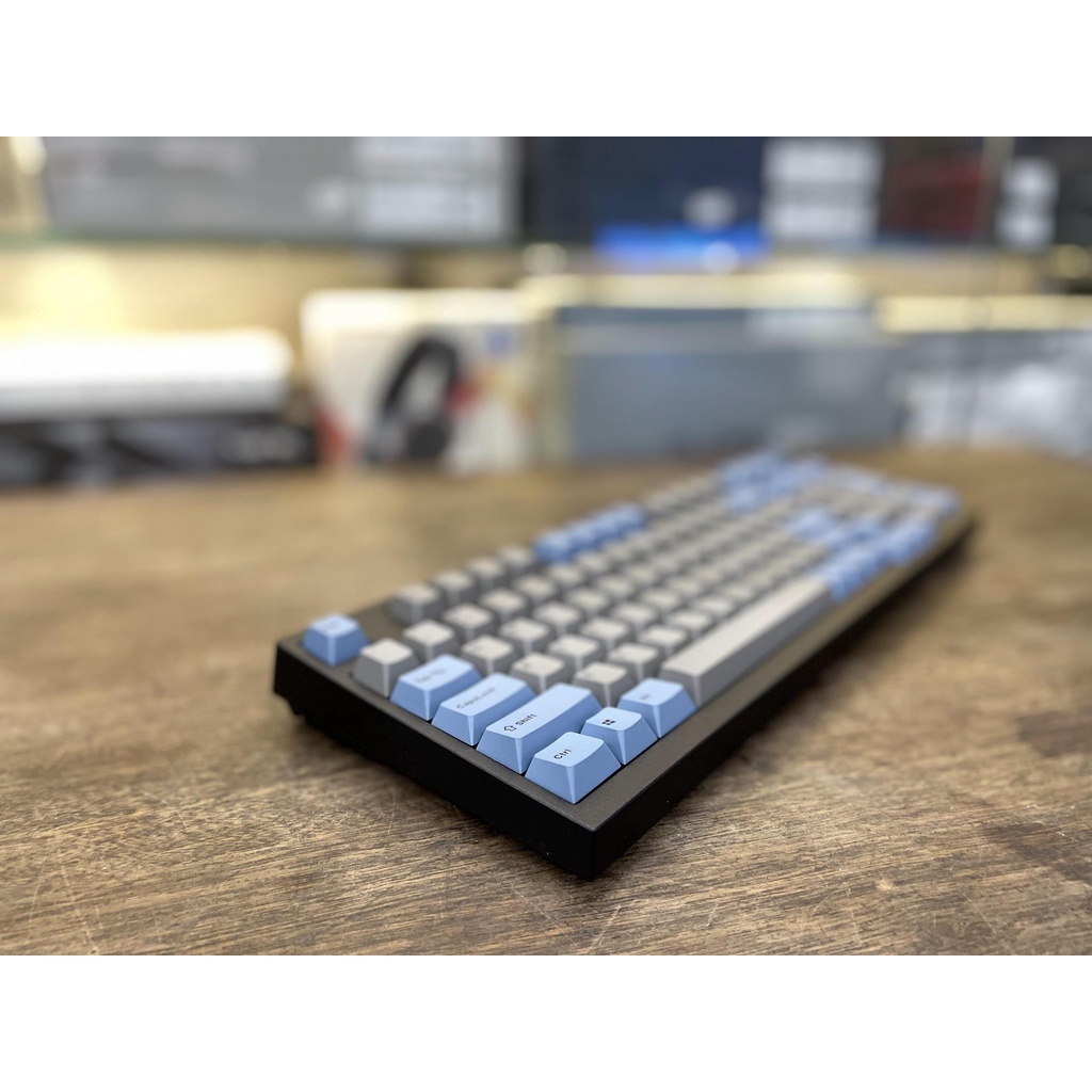 Bàn Phím Cơ Leopold FC980M PD BT Blue Grey Bluetooth - Hàng chính hãng