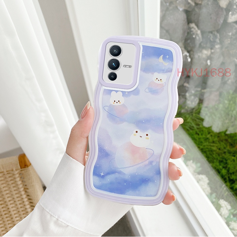 Ốp lưng Vivo V23 5G Ốp lưng Điện Thoại tpu Gợn Sóng Đơn Giản Cho Vivo V23 5G