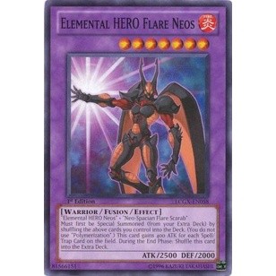 Thẻ bài yugioh - tcg - elemental hero flare neos / lcgx-en058'