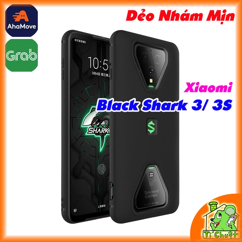 Ốp lưng Xiaomi Black Shark 3/ Shark 3S Dẻo Đen Nhám