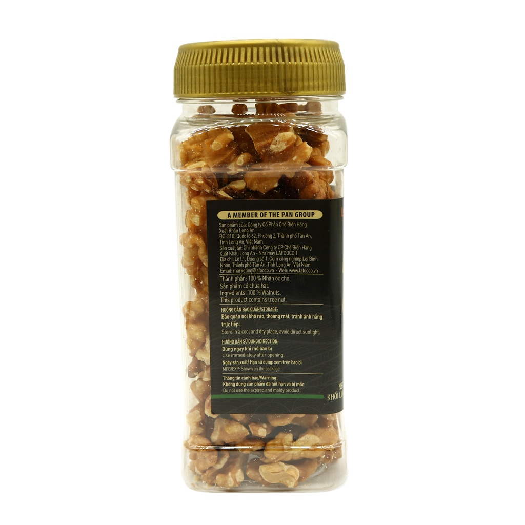 Nhân Óc Chó Mỹ Sấy Không Muối LAFOOCO Unsalted walnut 180g