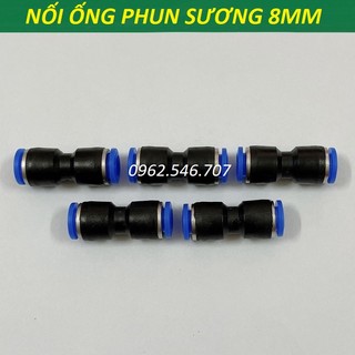 Nối thẳng ống phun sương 8mm trong hệ thống phun sương - nối ống phun sương 8mm